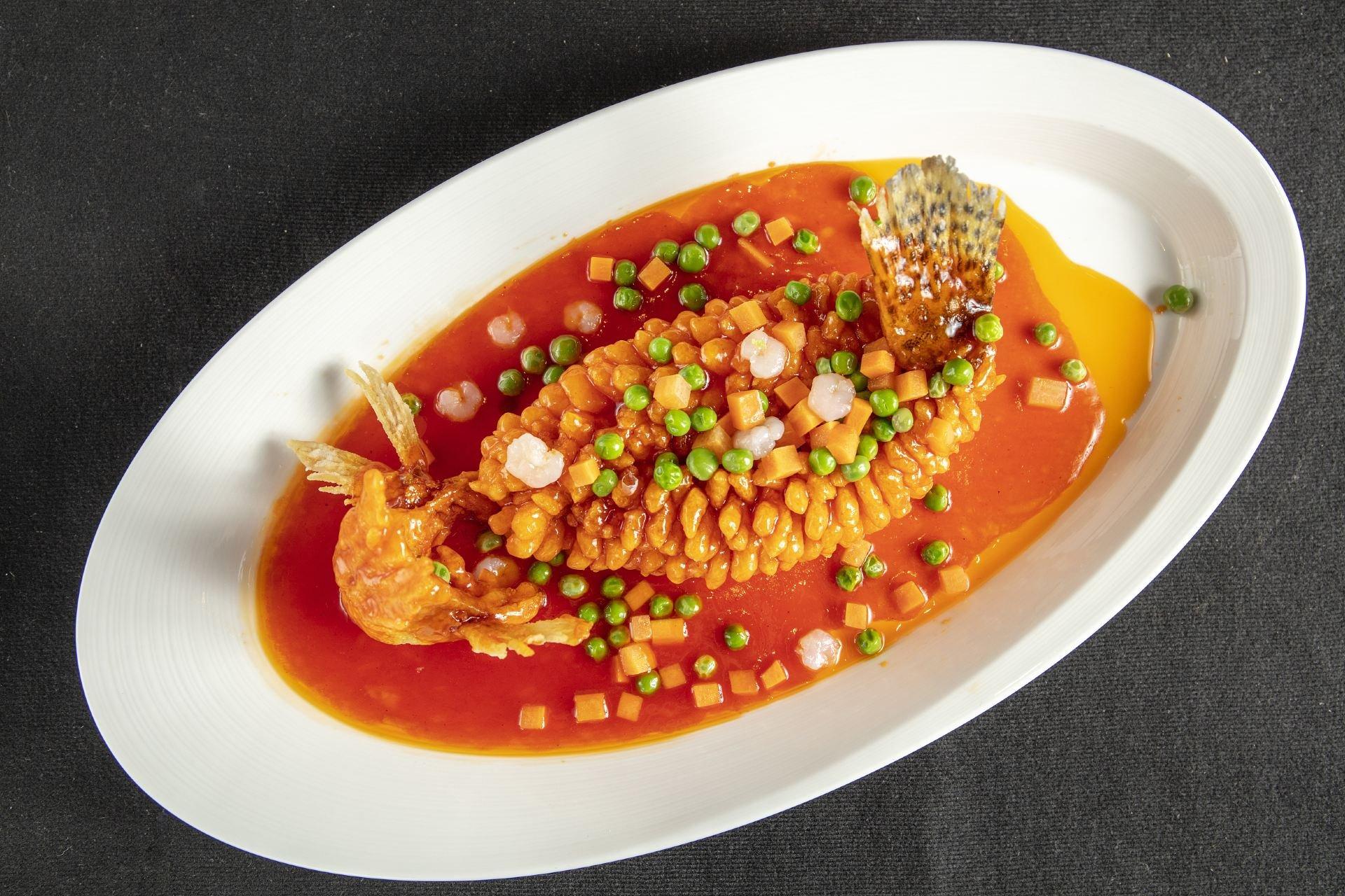 Squirrel-shaped Mandarin Fish