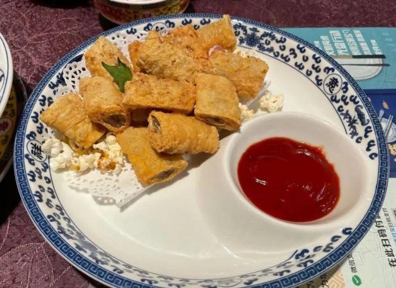 Yellow Croaker Wrapped in Fried Bean Curd Skin