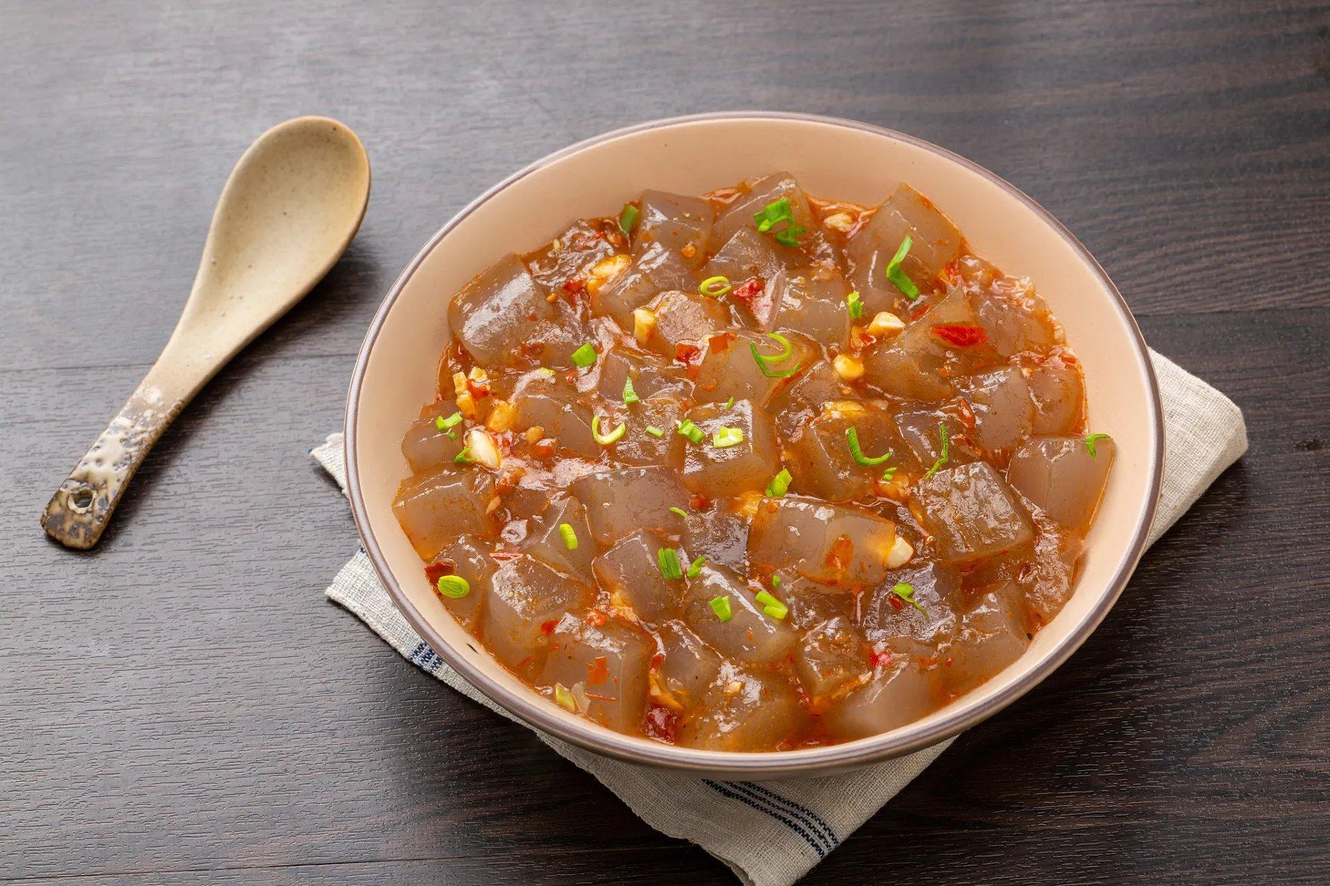 Stir fried liangfen